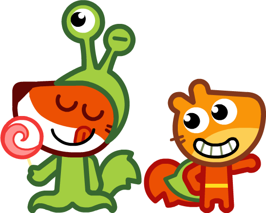 Les amis de Pango déguisés